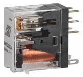 Releu industrial ingust, 2CC, 24Vc.c., 5A, f glisier blocare