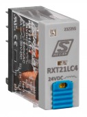 Releu industrial ingust, 2CC, 24Vc.c., 5A, LED+dioda prot.