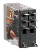 Releu industrial ingust, 2CC, 24Vc.c., 5A, LED+dioda prot.