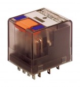Releu PT 6A, 4CC, 24Vdc + LED + dioda