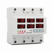 RELEU TRIFAZIC DIGITAL DE PROTECTIE TENSIUNE 380V, 1-63A, STVP-935-63A, REC. AUTOMATA