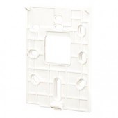 Replacement mounting plate in white