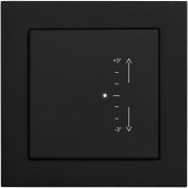 Room thermostat w. binary/analog inputs & manual temp.