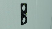 Sablon gaurire din plastic pentru perete gips-carton