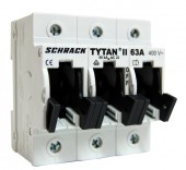 Separator de sarcina pentru portfuzibile D0 TYTAN-II 3p, 63A