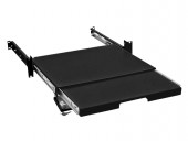 Sertar 19 pt tastatura sarcina 25kg 2U 350mm RAL9005
