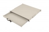Sertar tastatura si mouse, 19”, 1U, D=400, RAL7035