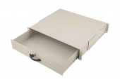 Sertar tastatura si mouse, 19”, 2U, D=400, RAL7035
