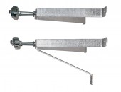 Set 30 cm. suporti montaj SAT, otel galvanizat la cald