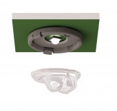 set 4 Lentile schimbabile Iluminare asimetrica