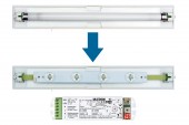 Set 4x1W ERT LED banda inloc.+ MLED500+conect.ptr.retrofit