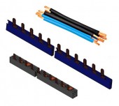 Set bareta alimentare lamela, 3P+N/1UH 10mm², 1m