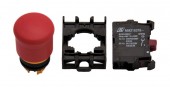 Set complet buton avarie cu un contact NI