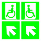 Set de pictograme pentru NLPM.. 2x scaun cu rotile, 2x