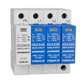 Set descarcator VARTEC T2(C) pt. TT 255V/20kA, 3+1