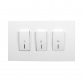 Set intrerupator baie, 3x20A, cleme cu surub