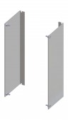 Set L-profile Side panels for meter panel 362mm 8HU