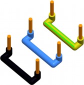 Set of wiring jumper 3x2,5mm2