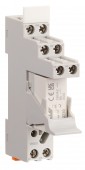 SET: PCB Relay, 2 CO, 8A, 230VAC, 5mm/Socket/Retaining clip