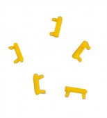 Set placuta marcare galben Patchcord cu LED (100 buc)