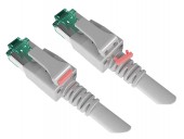 Set placuta marcare roz Patchcord cu LED (100 buc)