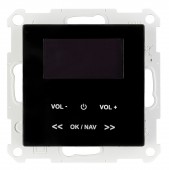 Set Radio+DAB cu Bluetooth si boxa, negru