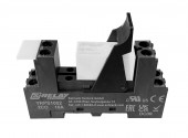 Set releu 2CC, 8A, 24Vcc, 5mm cu soclu si clip retinere