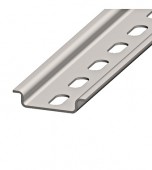 Sina omega din otel zincat, 2000x35x7,5mm, perforata