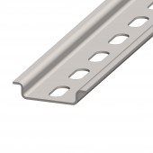 Sina omega din otel zincat, 2000x35x7,5mm, perforata