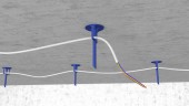 Single-sided conduit carrier drilling template set one side