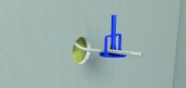 Single-sided conduit carrier drilling template set one side