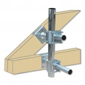 Sistem Fixare Verticala pe lemn pt. catarg D60mm,Ol