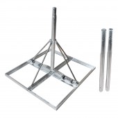 Sistem montare pe acoperis plat sau terasa pentru 4 dale bet