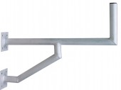 Sist.Fix.perete DP=570mm,H=250mm,2x(150x150mm),D50mm,Al