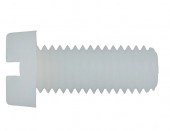 Slottet Plastic Cylinder Heat Screw M6x12 DIN84 PA6.6