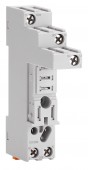 Soclu cu suruburi, borne dispuse logic, relee RXT 1 pol