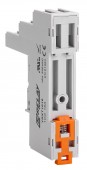 Soclu cu suruburi, borne dispuse logic, relee RXT 1 pol