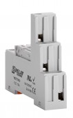 Soclu cu suruburi, borne dispuse logic, relee RXT 1 pol