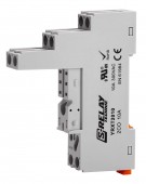 Soclu cu suruburi, borne dispuse logic, relee RXT 2 poli