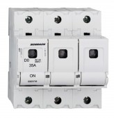 Soclu pentru portfuzibile D02, seria ARROW S, 3-poli, 35A