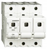 Soclu pentru portfuzibile D02, seria ARROW S, 3-poli, 50A