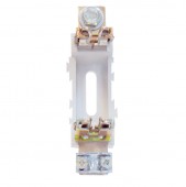 Soclu portfuzibil NH00 cu montaj contrap, 1pol, M8+brida