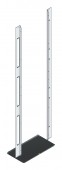 SORAX Air Separation Frame, W=800xH=2.200mm, RAL7035, 2x3 U