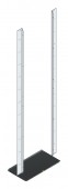 SORAX Air Separation with Brackets, W=800xH=2.200mm, RAL7035