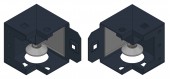 SORAX Base with Retractable Leveling Feet, RAL9005