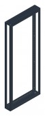 SORAX Depth Extension, RAL9005, W=800xD=200xH=2.000mm
