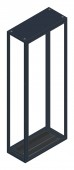 SORAX Depth Extension, RAL9005, W=800xD=400xH=2.000mm