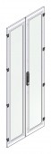 SORAX Glassdoor Divided IP54, W=800xH=2.200mm, RAL7035