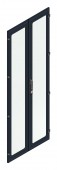 SORAX Glassdoor Divided IP54, W=800xH=2.200mm, RAL9005