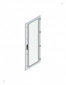 SORAX Glassdoor IP54, W=800xH=2.220mm, RAL7035